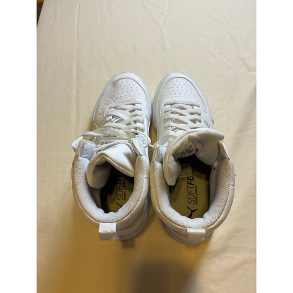 Puma SoftFoam High Top Sneakers White Leather Men’s 11.5 EU 45 Athletic Shoes main image 9